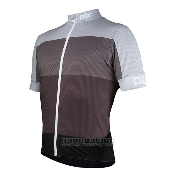 2017 Fahrradbekleidung POC Fondo Elements Braun Trikot Kurzarm und Tragerhose